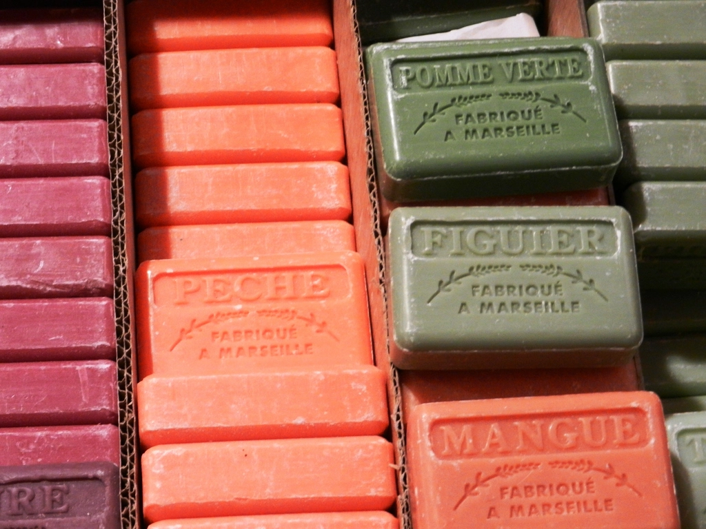 Blocks of traditional Marseille soap