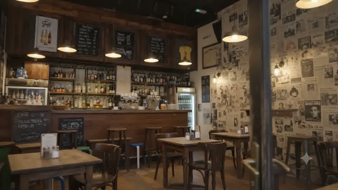 Studio visualisation of the bar room inside Hole in the Wall.