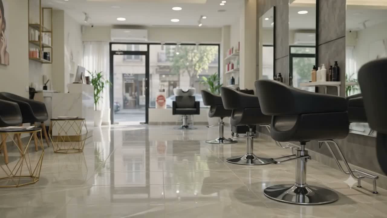 Inside UZO Hair & Beauty Salon, Sliema